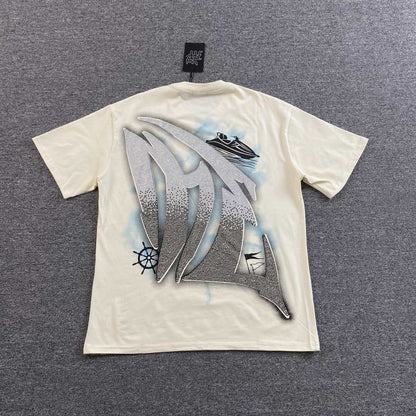 Mixed Emotion Jetski Tee Cream