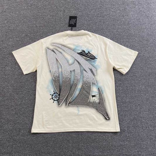 Mixed Emotion Jetski Tee Cream