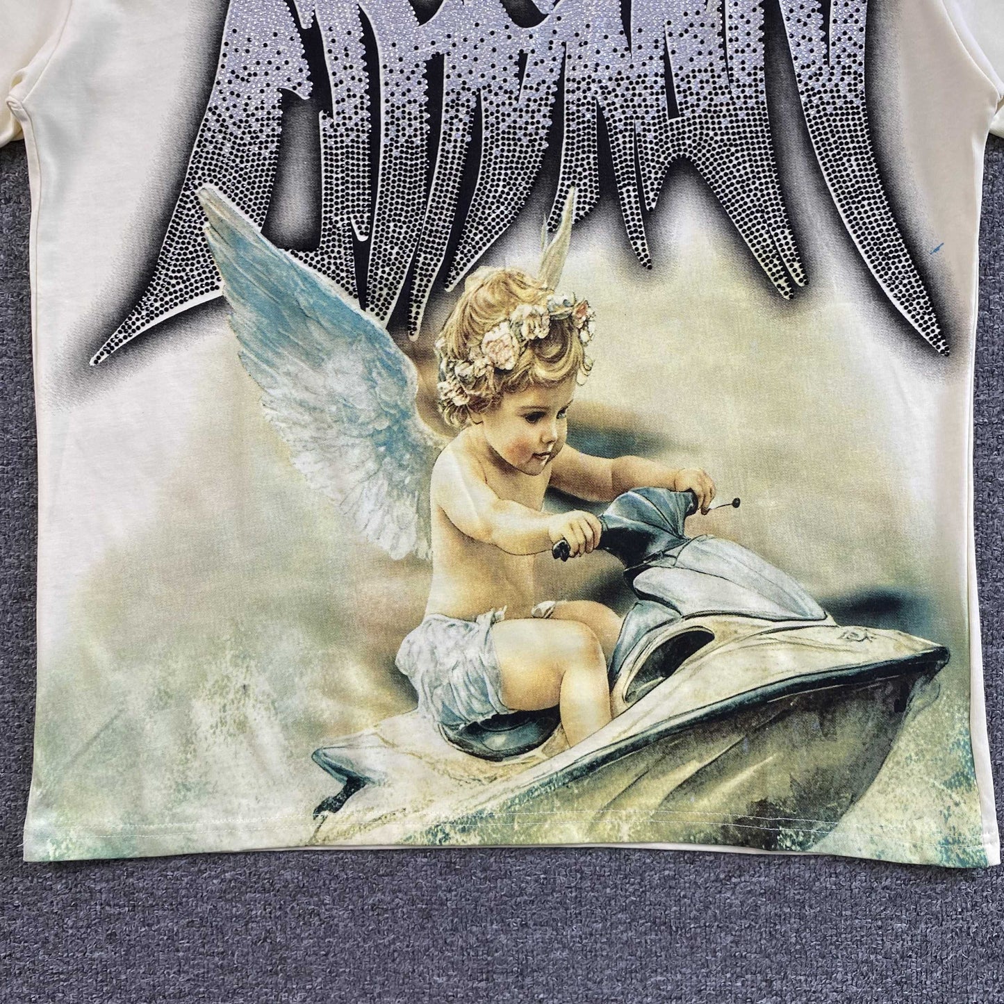 Mixed Emotion Jetski Tee Cream