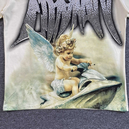 Mixed Emotion Jetski Tee Cream