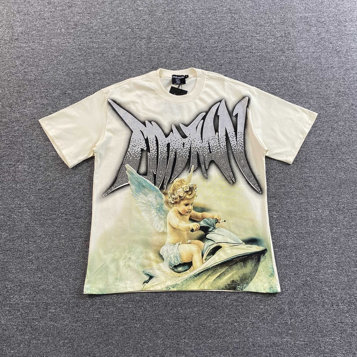Mixed Emotion Jetski Tee Cream