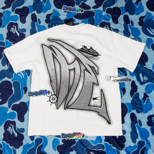 Mixed Emotion Jetski Tee White
