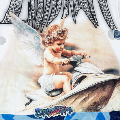 Mixed Emotion Jetski Tee White