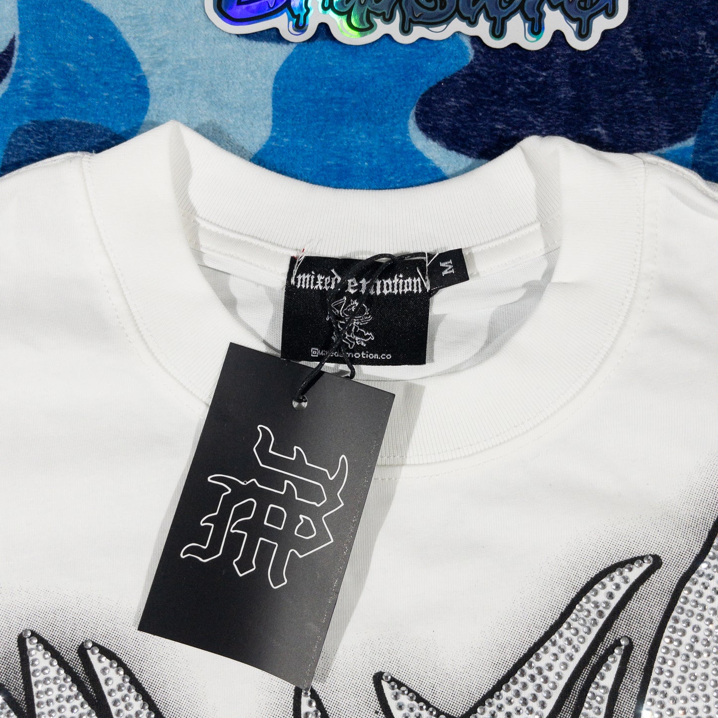 Mixed Emotion Jetski Tee White