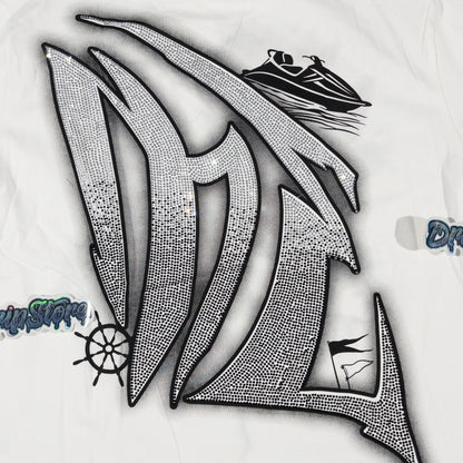 Mixed Emotion Jetski Tee White