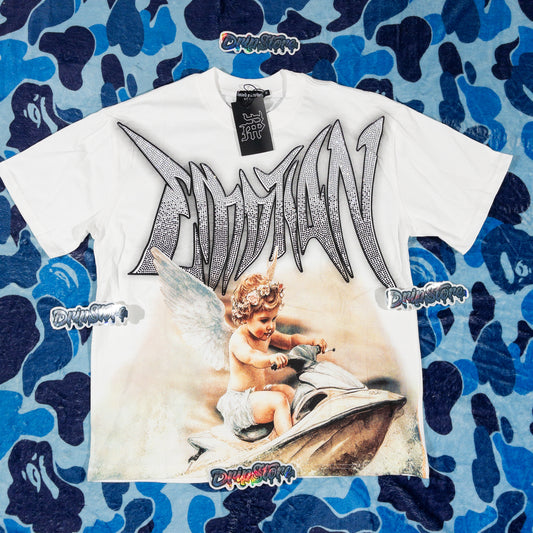 Mixed Emotion Jetski Tee White