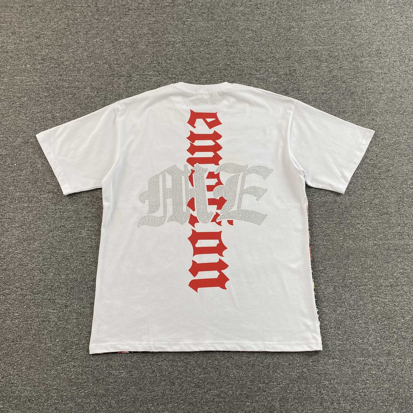 Mixed Emotion Octopus Rhinestone Tee White