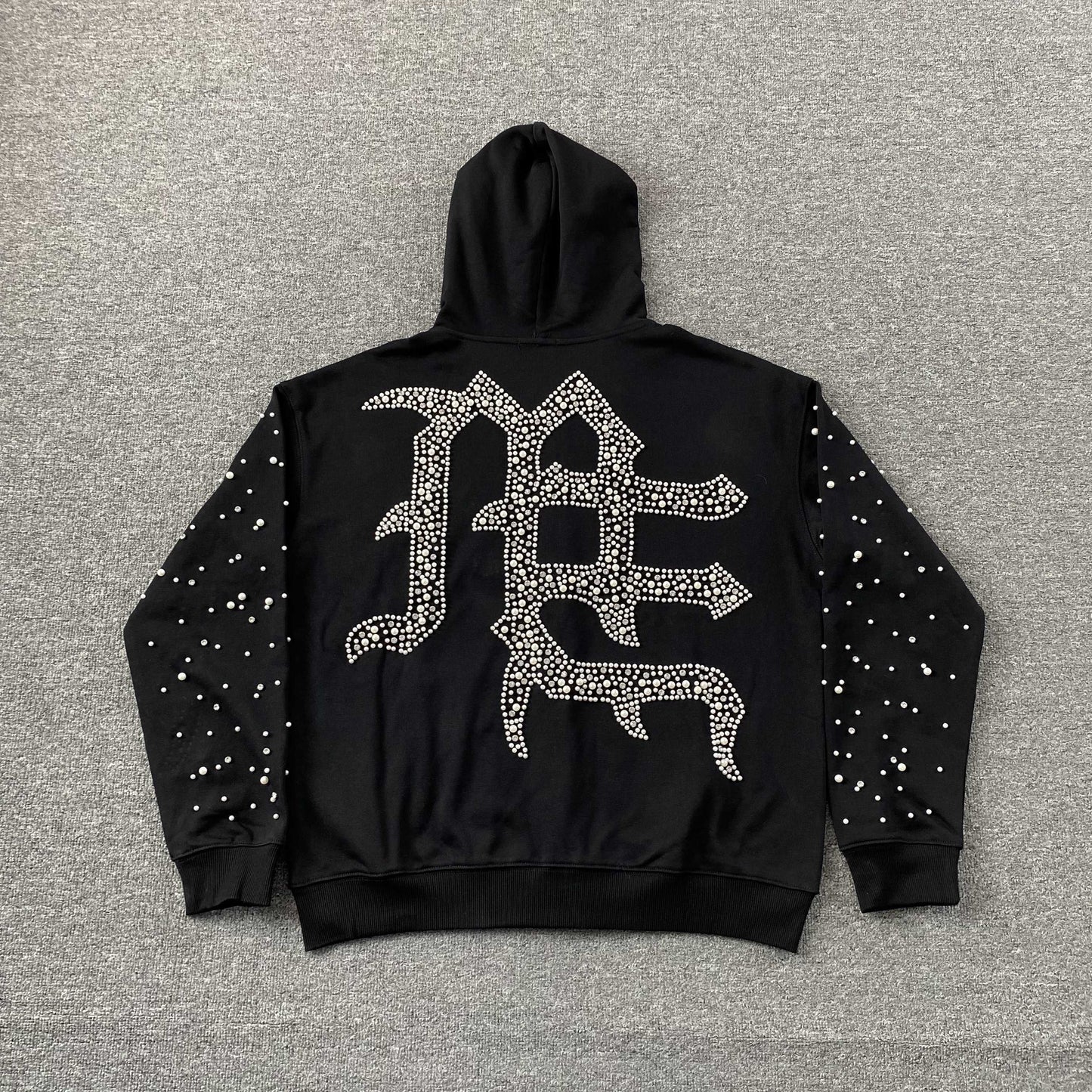Mixed Emotion Pearl Tracksuit Black