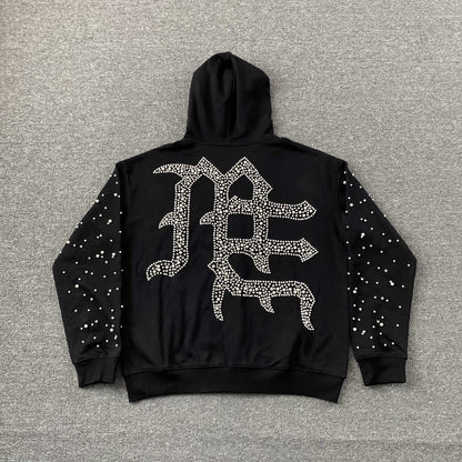 Mixed Emotion Pearl Tracksuit Black