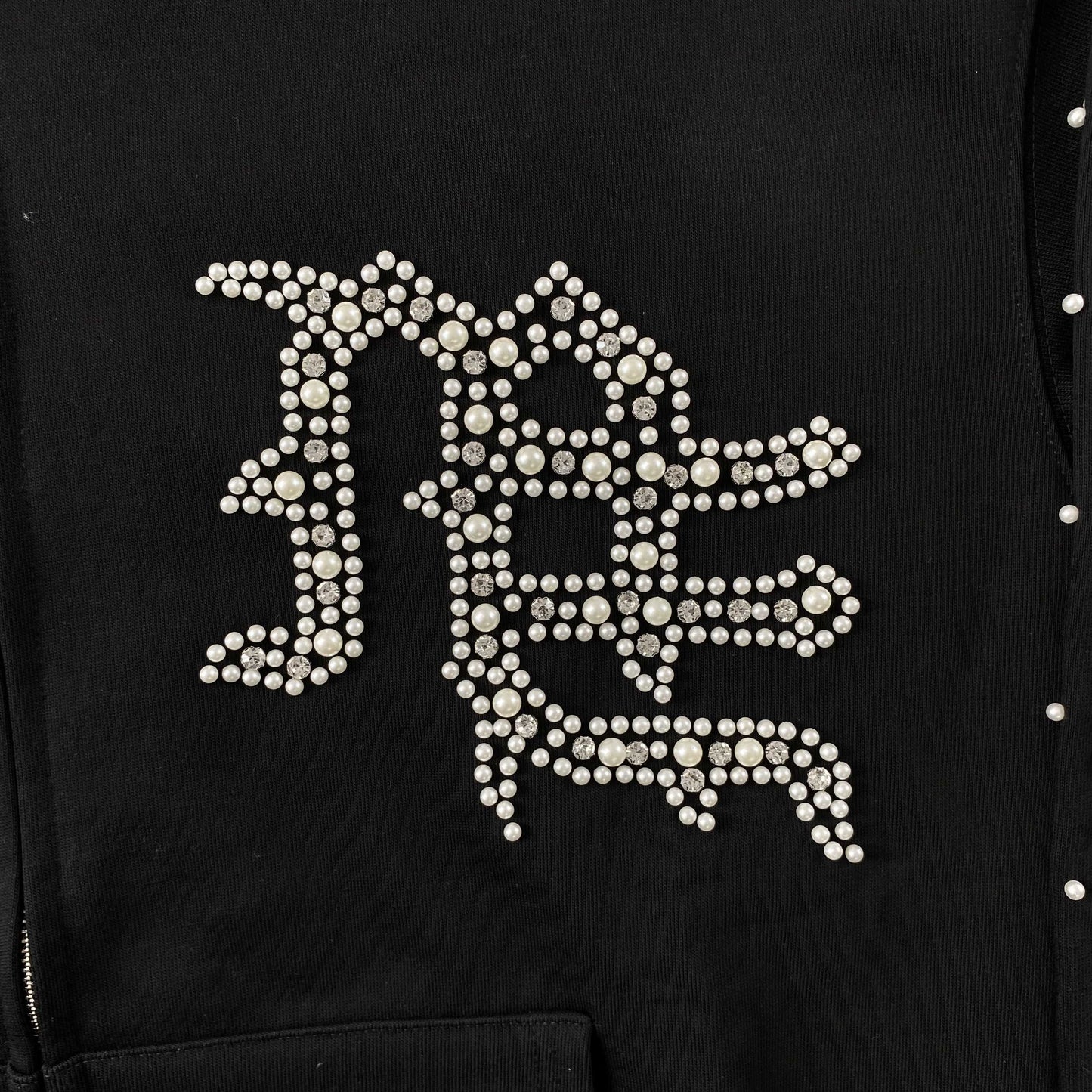 Mixed Emotion Pearl Tracksuit Black