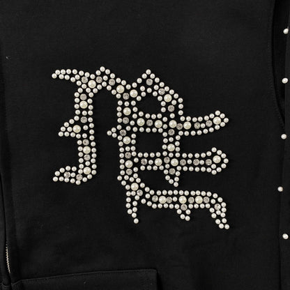 Mixed Emotion Pearl Tracksuit Black