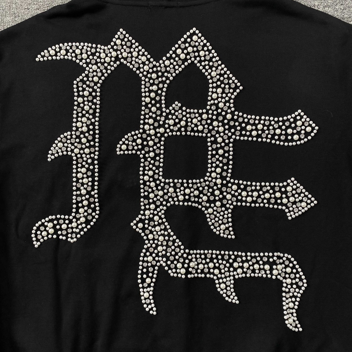 Mixed Emotion Pearl Tracksuit Black