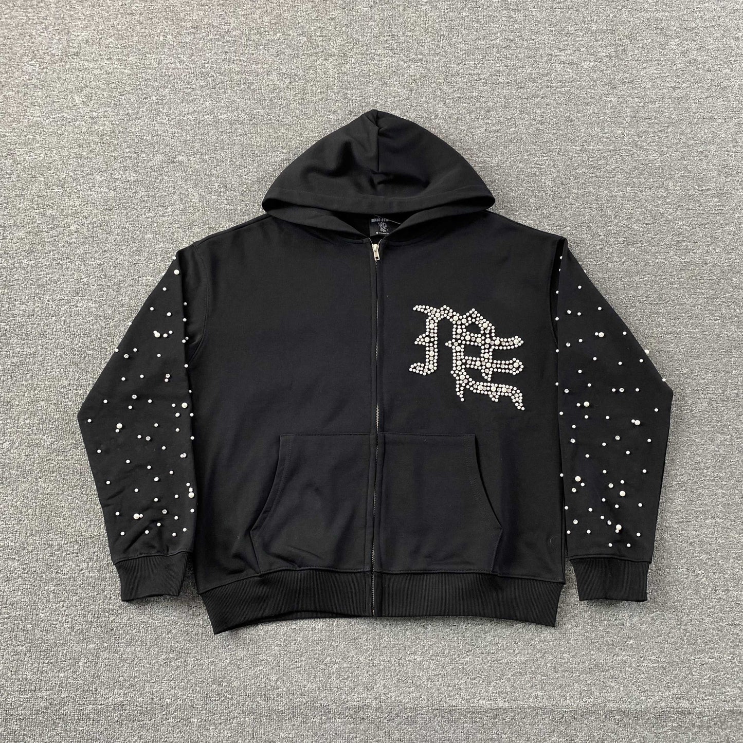 Mixed Emotion Pearl Tracksuit Black