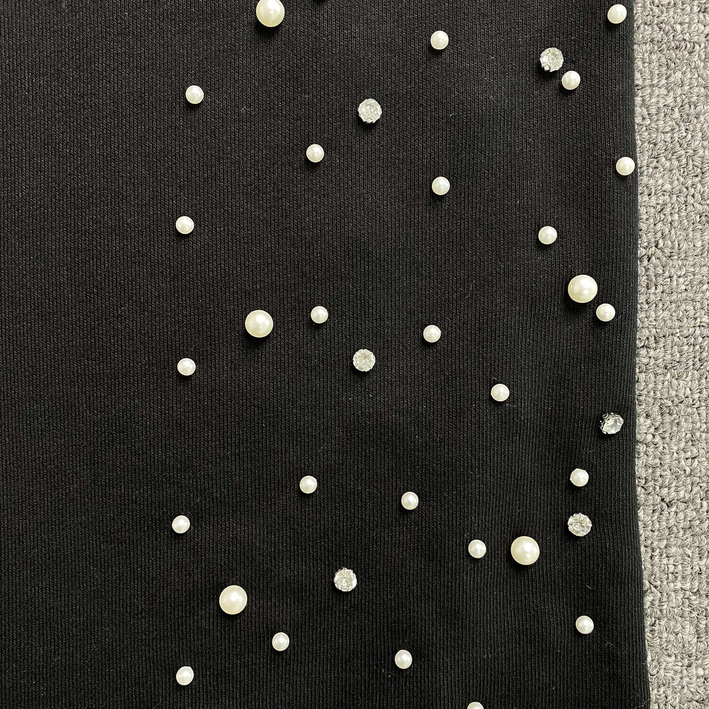 Mixed Emotion Pearl Tracksuit Black