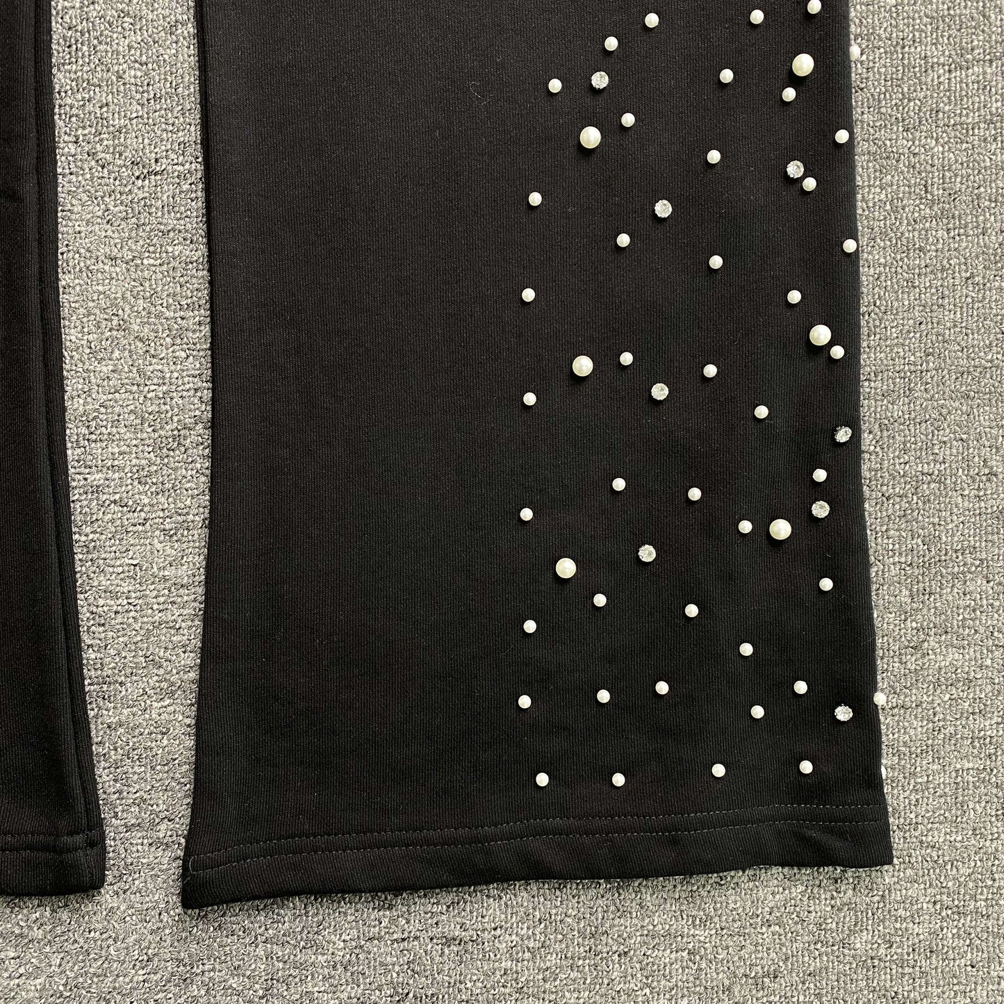Mixed Emotion Pearl Tracksuit Black