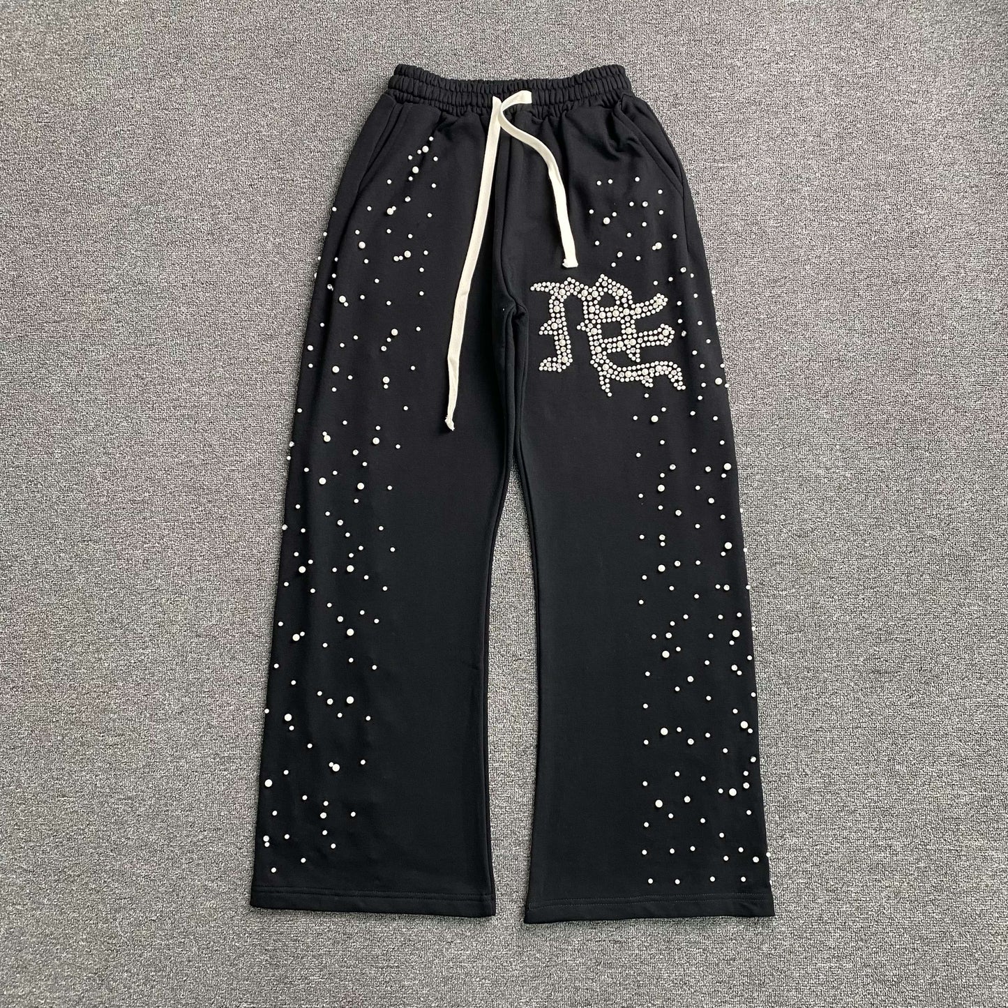 Mixed Emotion Pearl Tracksuit Black