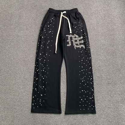Mixed Emotion Pearl Tracksuit Black