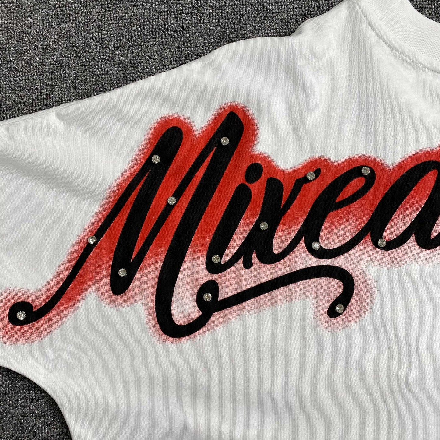 Mixed Emotion Pearl Tee White