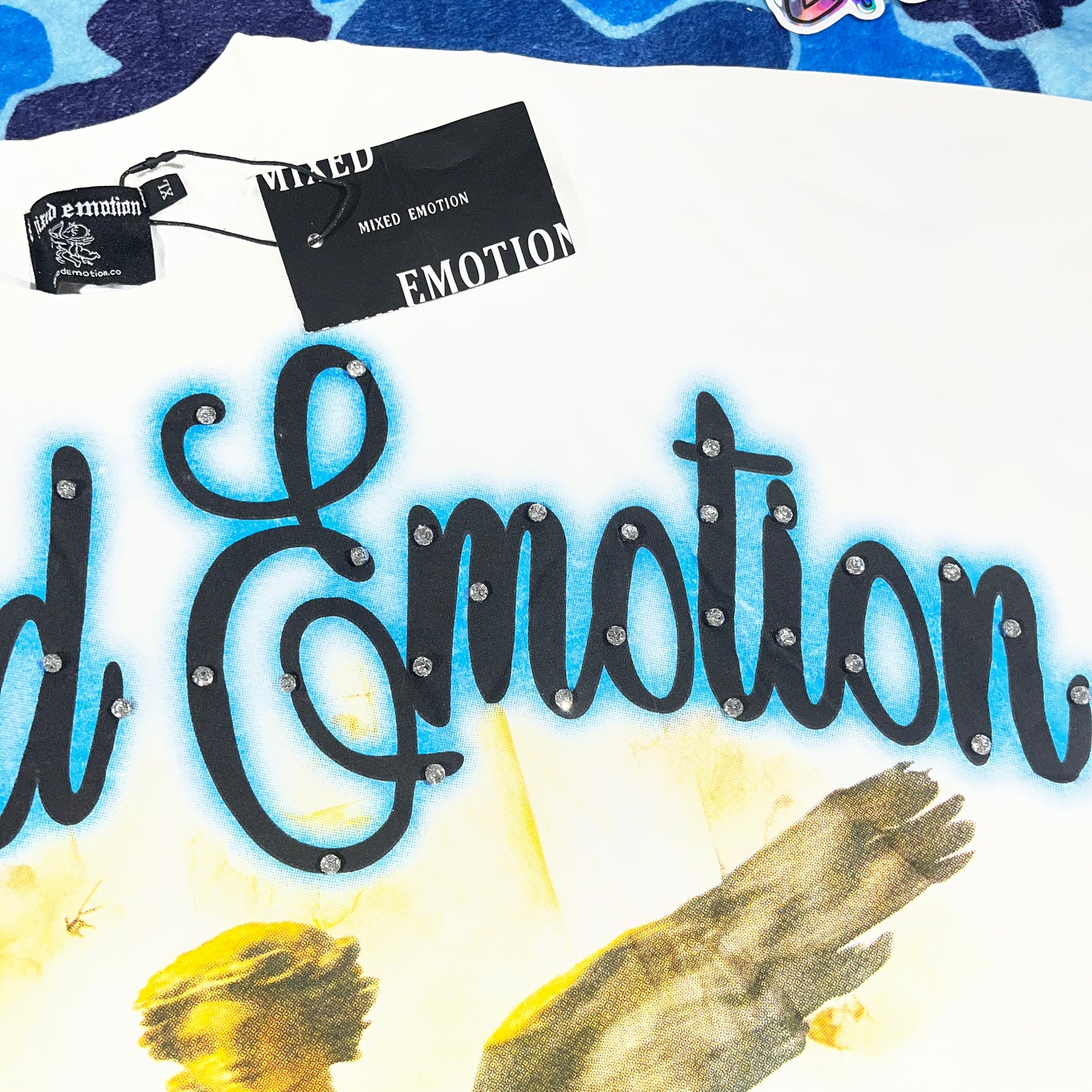 Mixed Emotion Pearl Tee White