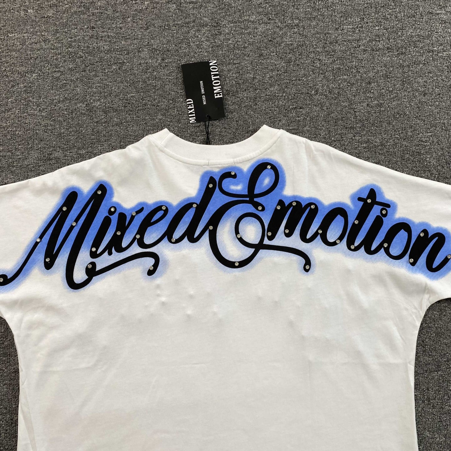 Mixed Emotion Pearl Tee White