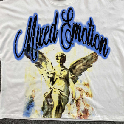 Mixed Emotion Pearl Tee White