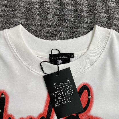 Mixed Emotion Pearl Tee White