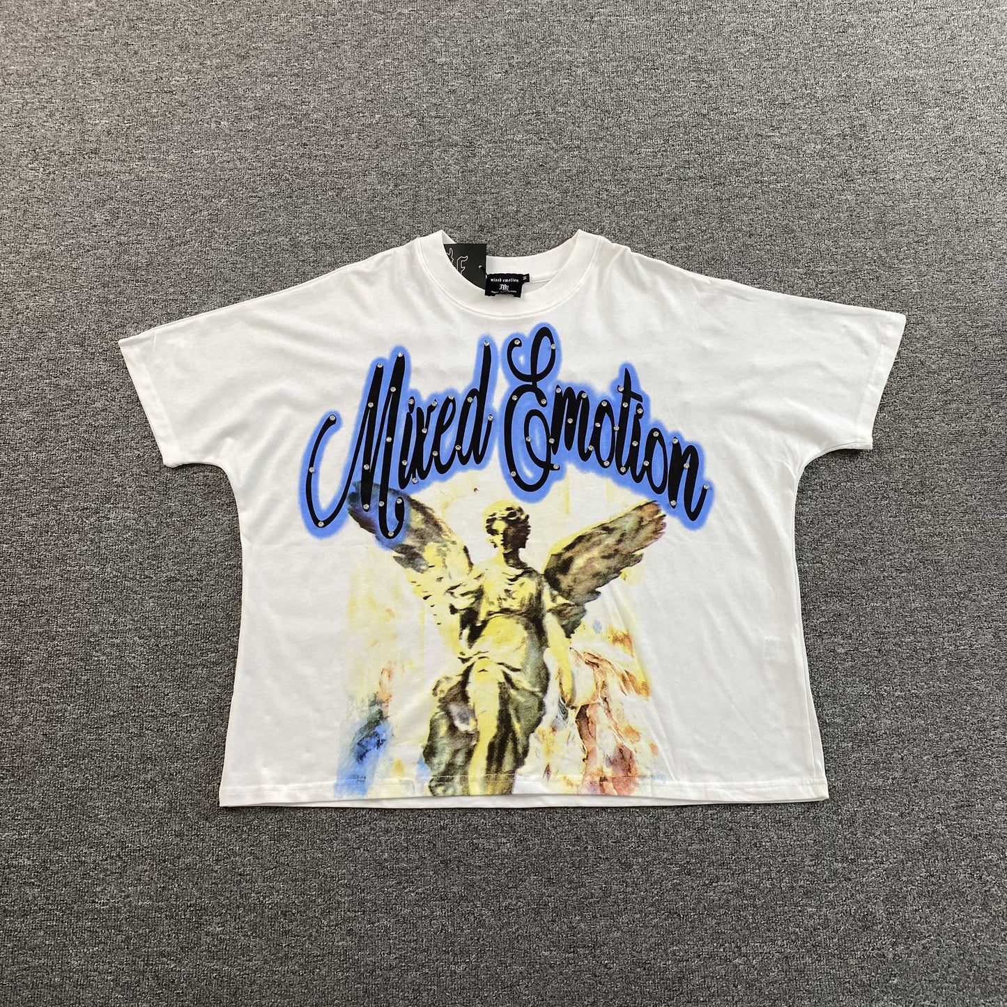 Mixed Emotion Pearl Tee White