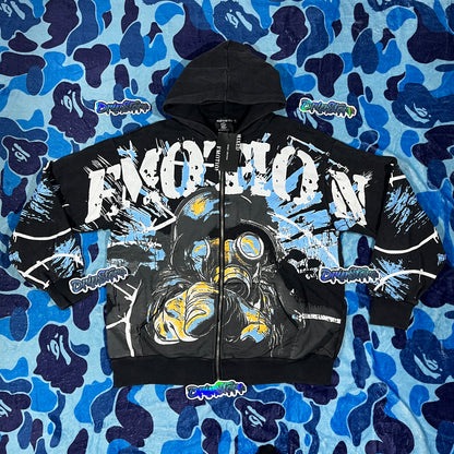 Mixed Emotion Radioactive Jacket Black