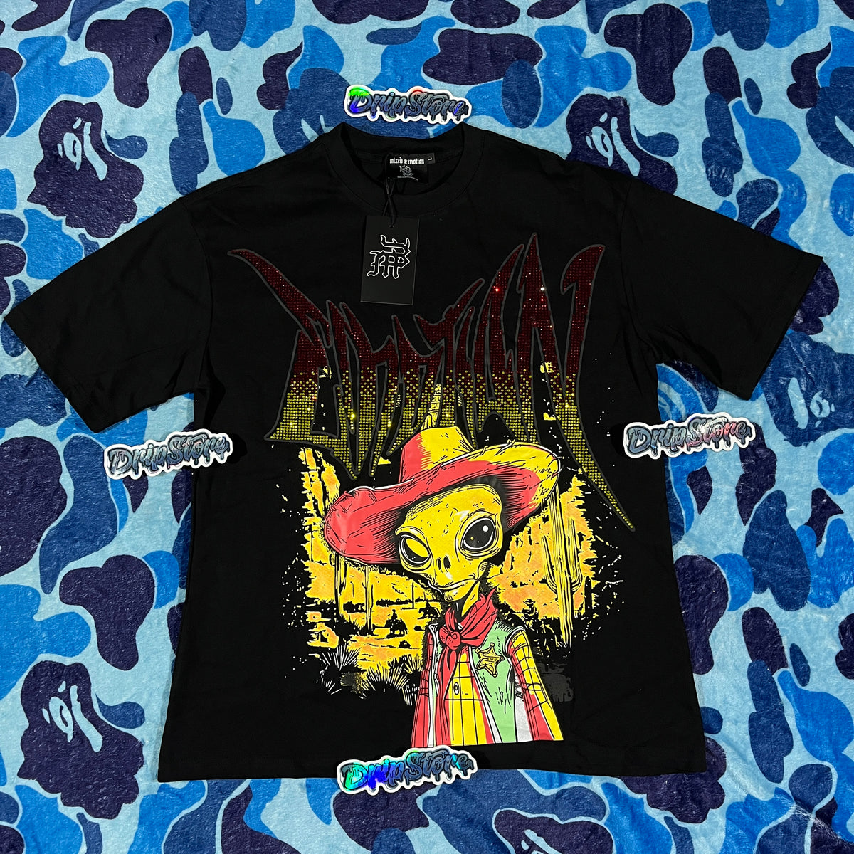 Remera Mixed Emotion Ranger Negra L
