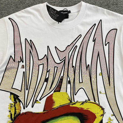 Mixed Emotion Ranger Rhinestone Tee White