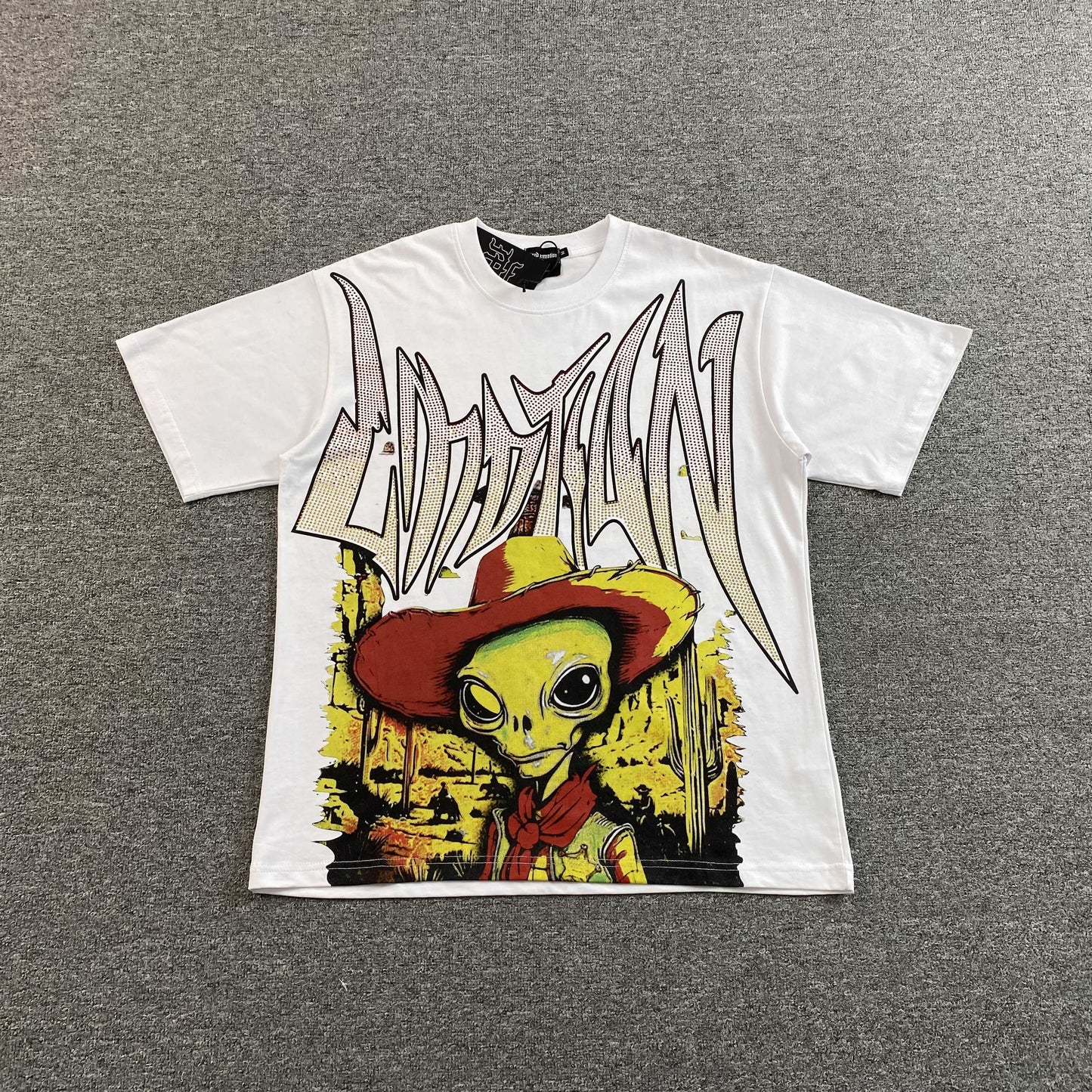 Mixed Emotion Ranger Rhinestone Tee White