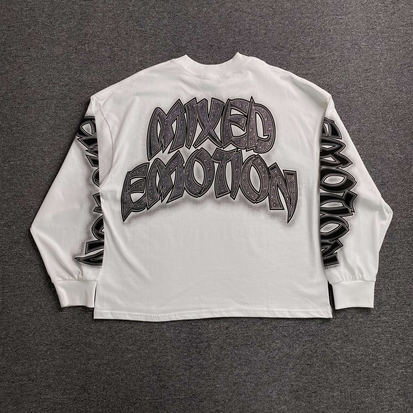 Mixed Emotion Resurrection Long Sleeve Tee White