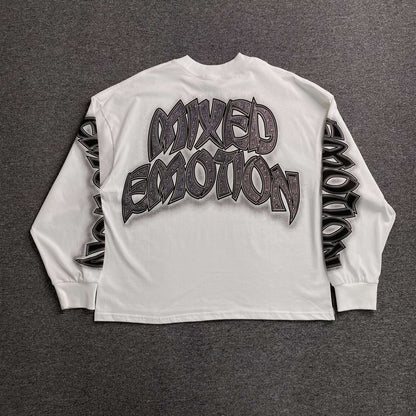 Mixed Emotion Resurrection Long Sleeve Tee White