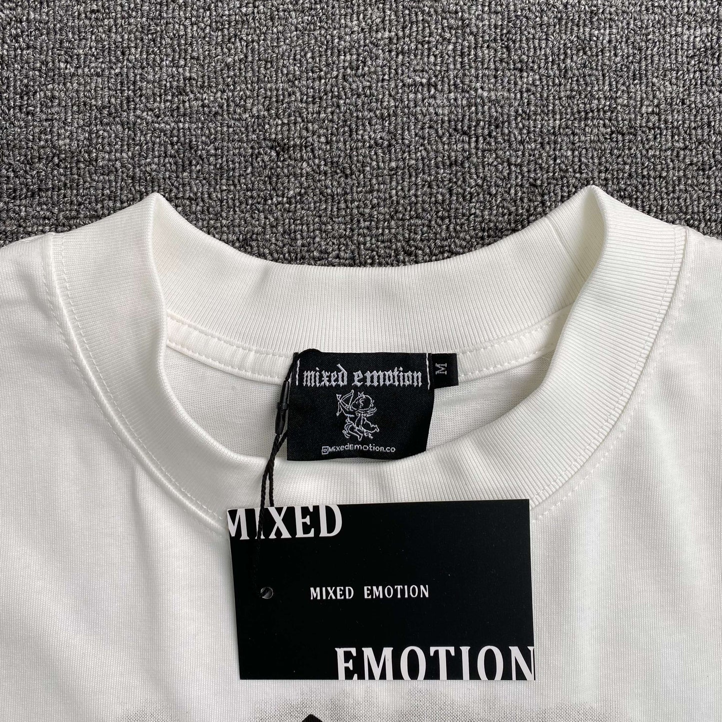 Mixed Emotion Resurrection Long Sleeve Tee White