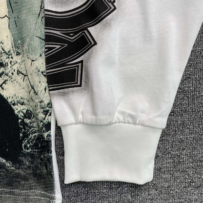 Mixed Emotion Resurrection Long Sleeve Tee White