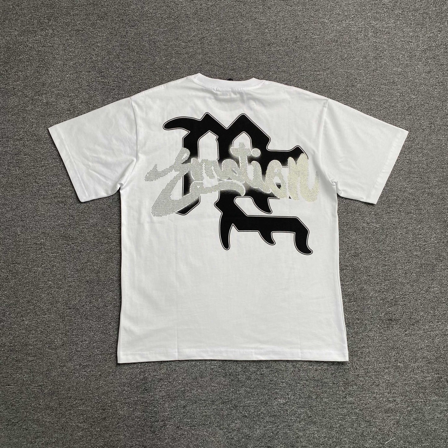 Mixed Emotion Rhinestone Tee White