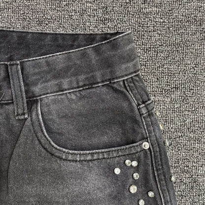 Mixed Emotion Stone Jeans Black