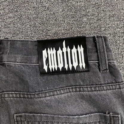 Mixed Emotion Stone Jeans Black
