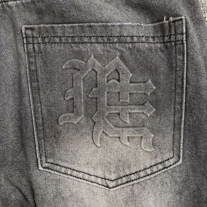 Mixed Emotion Stone Jeans Black