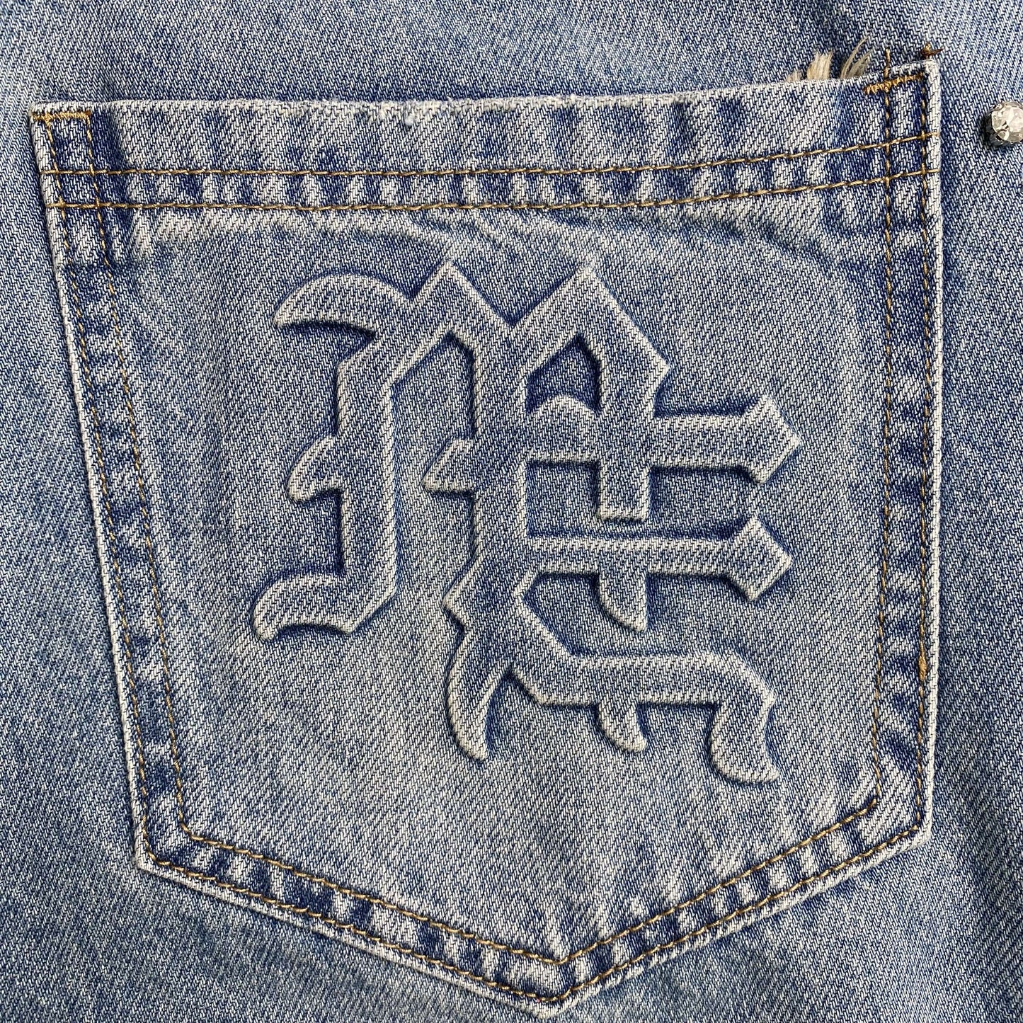 Mixed Emotion Stone Jeans Blue