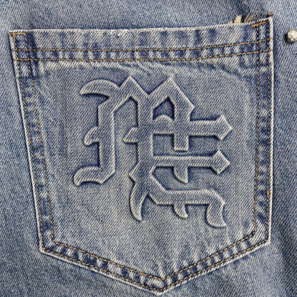 Mixed Emotion Stone Jeans Blue