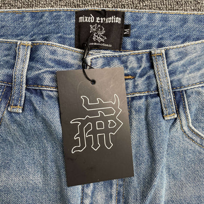 Mixed Emotion Stone Jeans Blue
