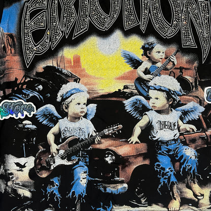 Mixed Emotion Sunrise Long Sleeve Tee Black