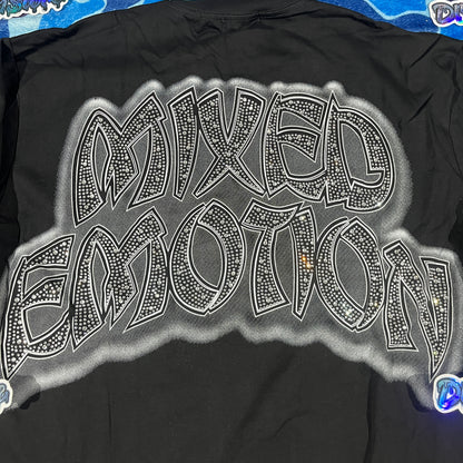 Mixed Emotion Sunrise Long Sleeve Tee Black