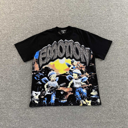 Mixed Emotion Sunrise Tee Black