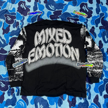 Mixed Emotion Tombstone Long Sleeve Tee Black