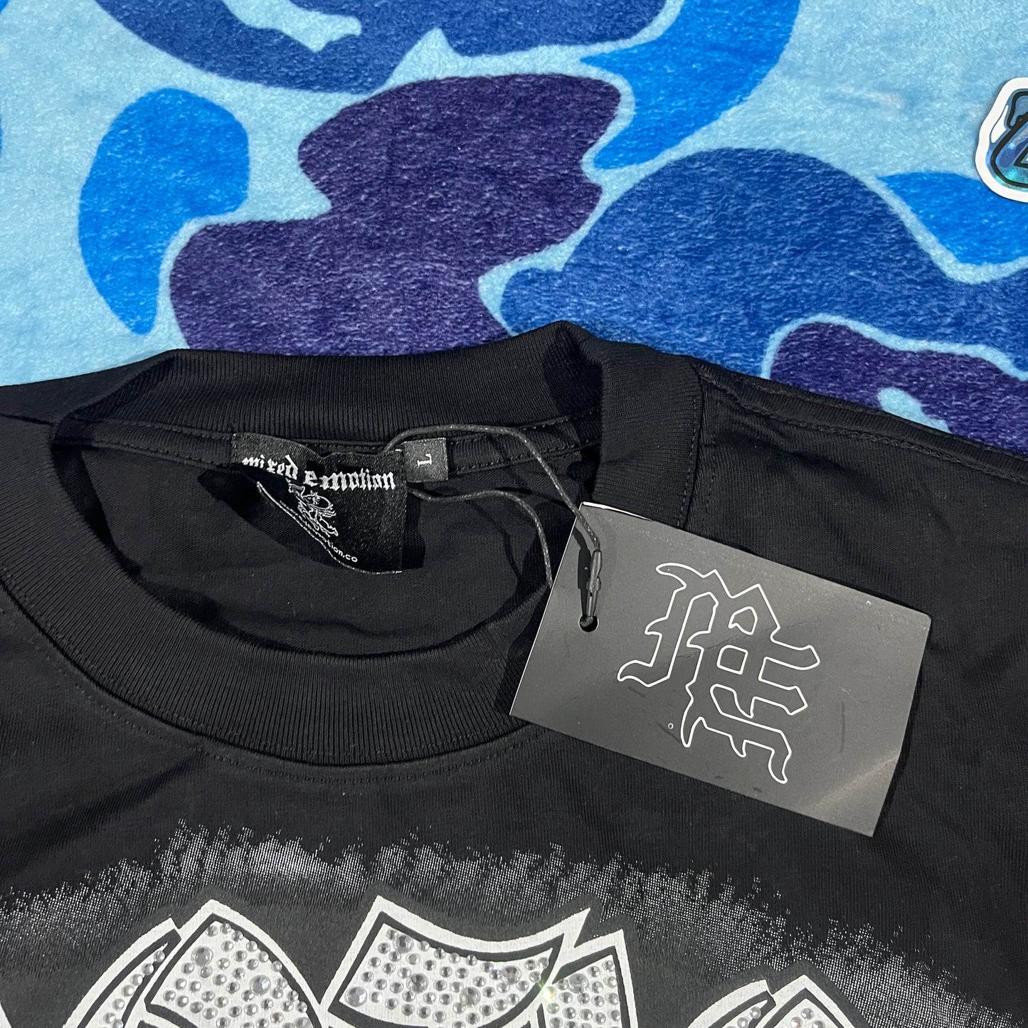 Mixed Emotion Tombstone Long Sleeve Tee Black
