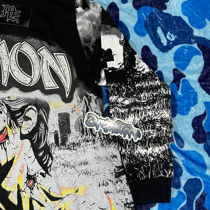Mixed Emotion Tombstone Long Sleeve Tee Black