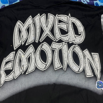 Mixed Emotion Tombstone Long Sleeve Tee Black