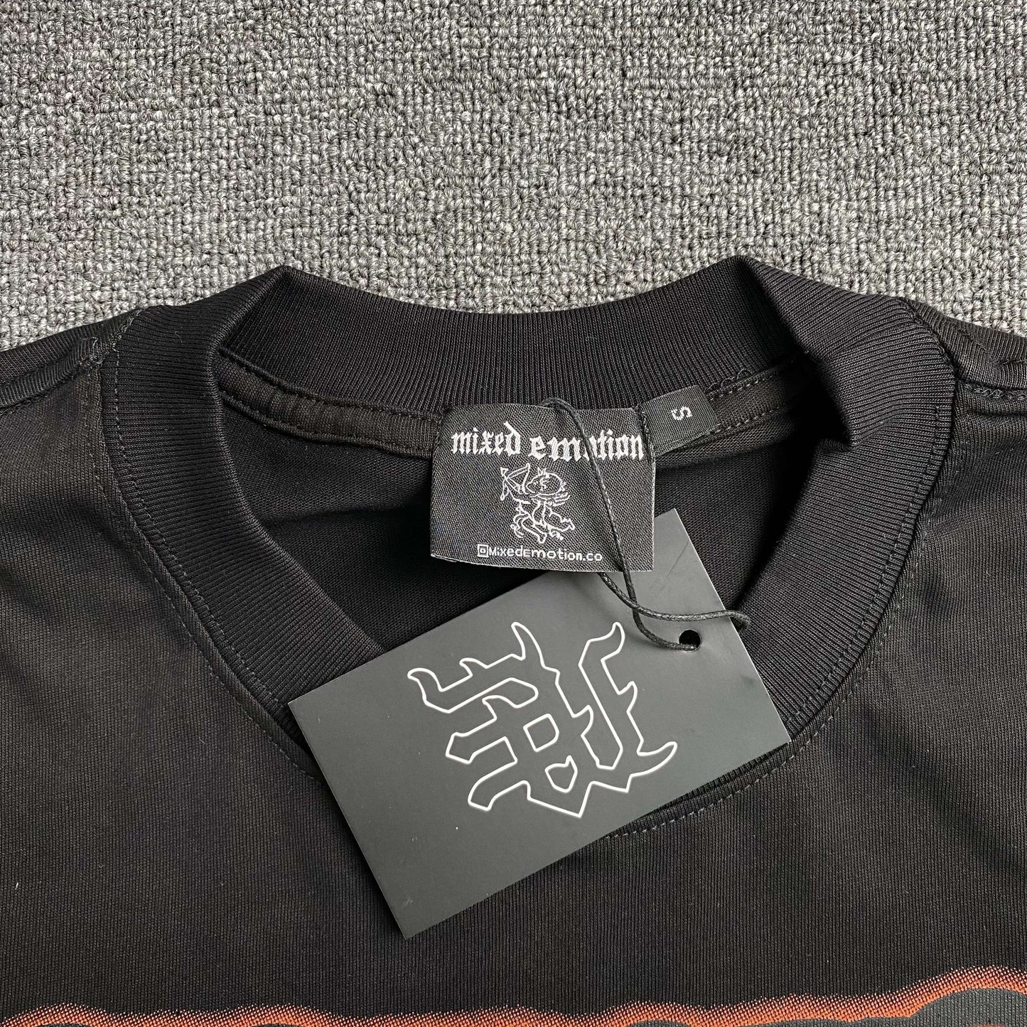 Mixed Emotion Twin Tee Black
